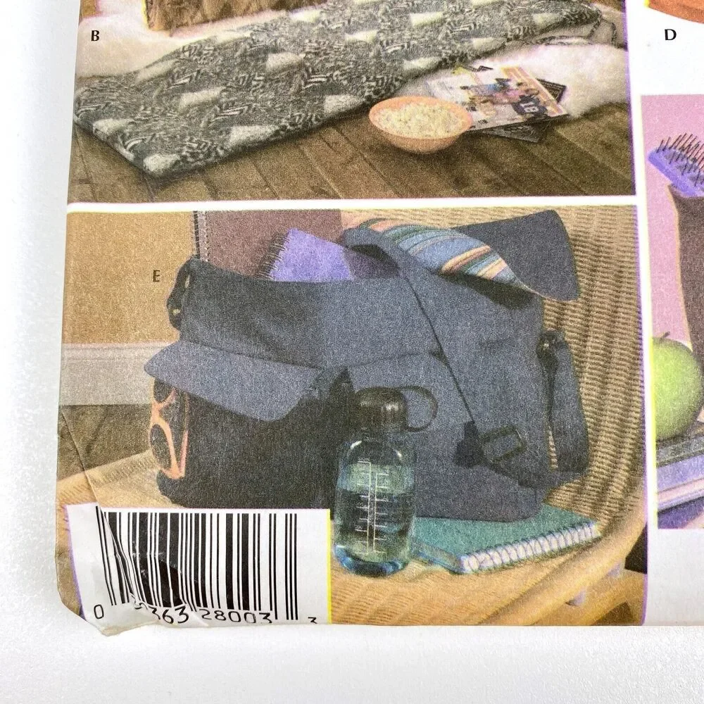 Simplicity Pattern 4535 Simply Teen Totes & Organizers y2k 2005 VTG Uncut FF